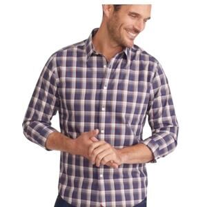 NWT UNTUCKit Wrinkle-free Barossa Button Down Plaid Oxford Shirt- XXL Tall